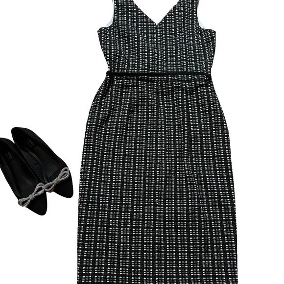 Ralph Lauren Black and White Sheath Dress - Picture 2 of 5